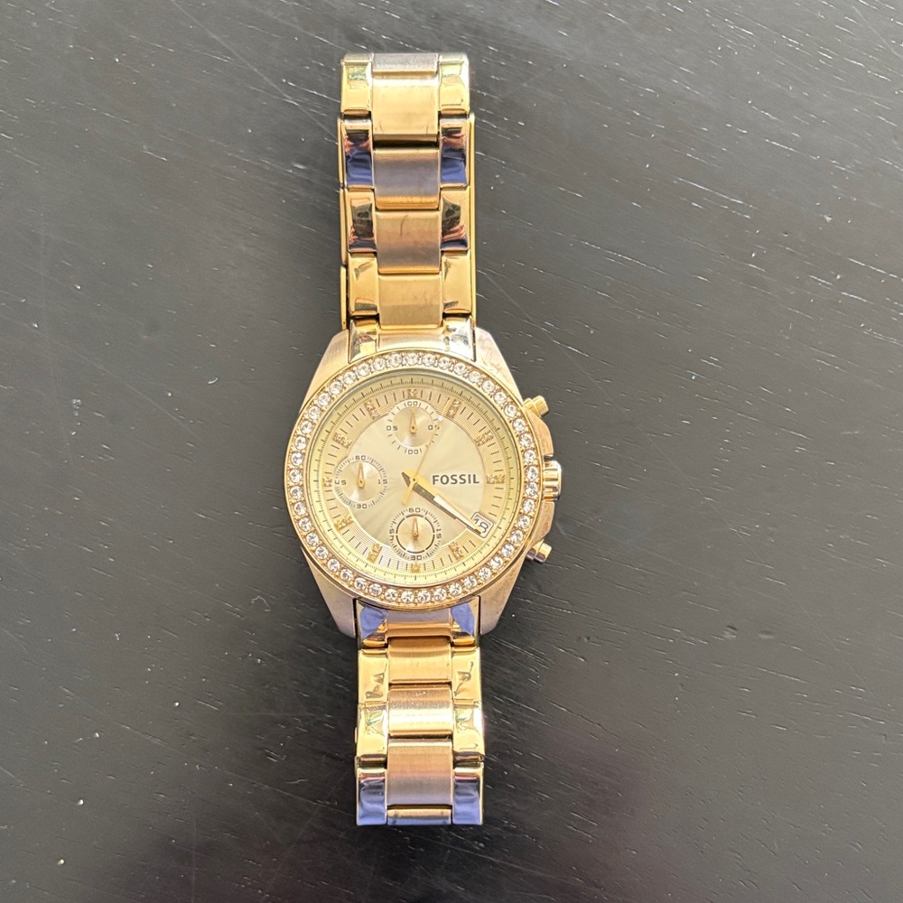 Fossil Women's Gold and Silver Watch